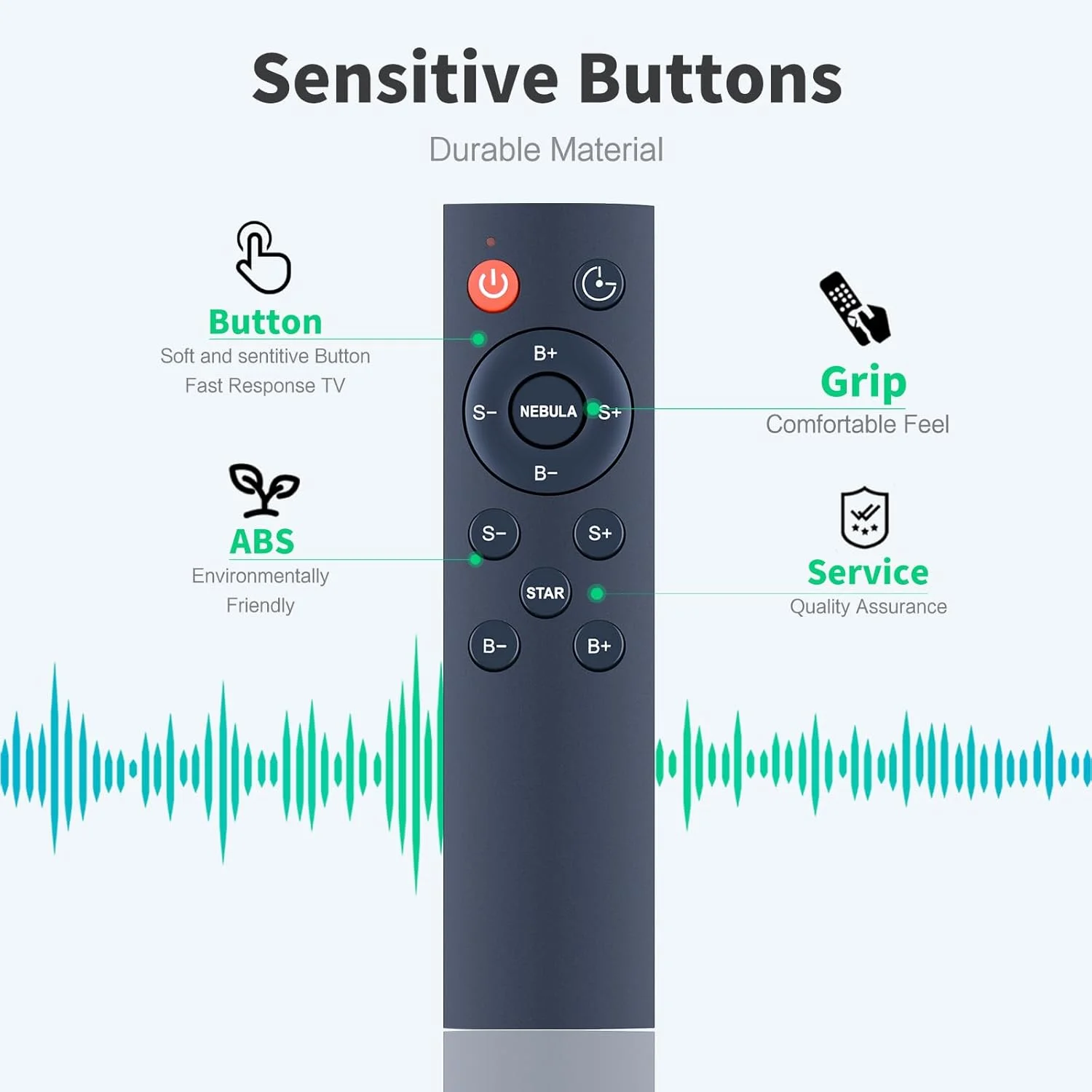 ریموت کنترل جایگزین TRUCKON برای MOLEKSDAL lawpen01، برای SZPACMATE ‎TYD-YHY-001، برای Tunpahcon MAX001، برای Lightmance LM2501AS، برای NinTaBro ‎YHY-01، برای MYSTILUCK ‎‎IGB-B55، برای WIEDALK K990