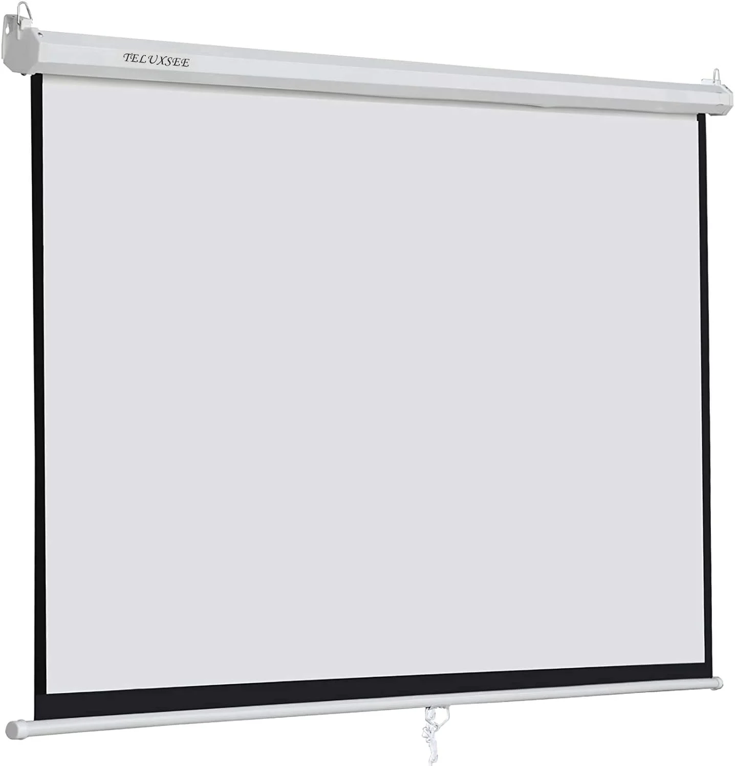 پرده نمایش پروژکتور 16:9 HD تلوکسی، تاشو، ضد چروک، قابل حمل، دستی، مناسب برای سینمای خانگی، ارائه، آموزش، نمایش عمومی در فضای باز و داخلی (100 اینچ)
