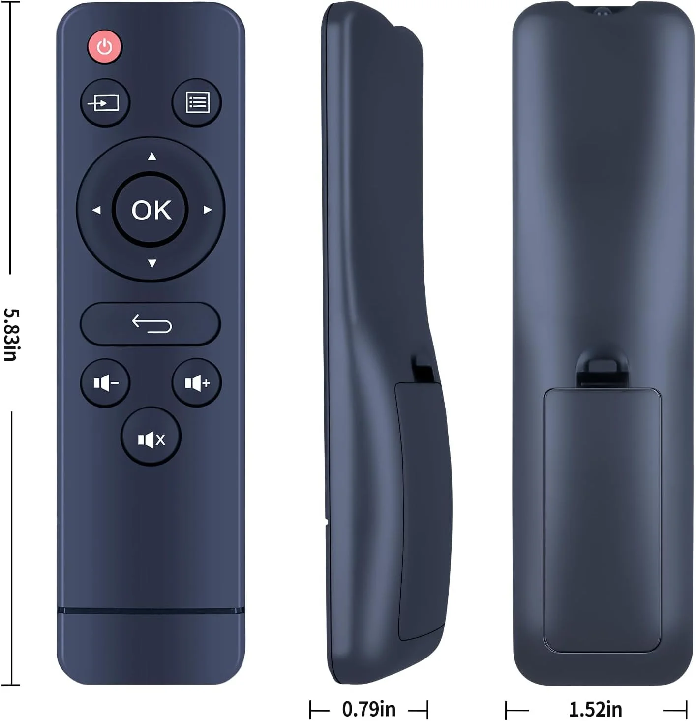 ریموت کنترل جایگزین TCNOUMT سازگار با پروژکتور مینی Yaber V2 U2 1080P Full HD / پروژکتور قابل حمل HOMPOW T20 T25 / پروژکتور قابل حمل ارتقا یافته CLOKOWE 2024