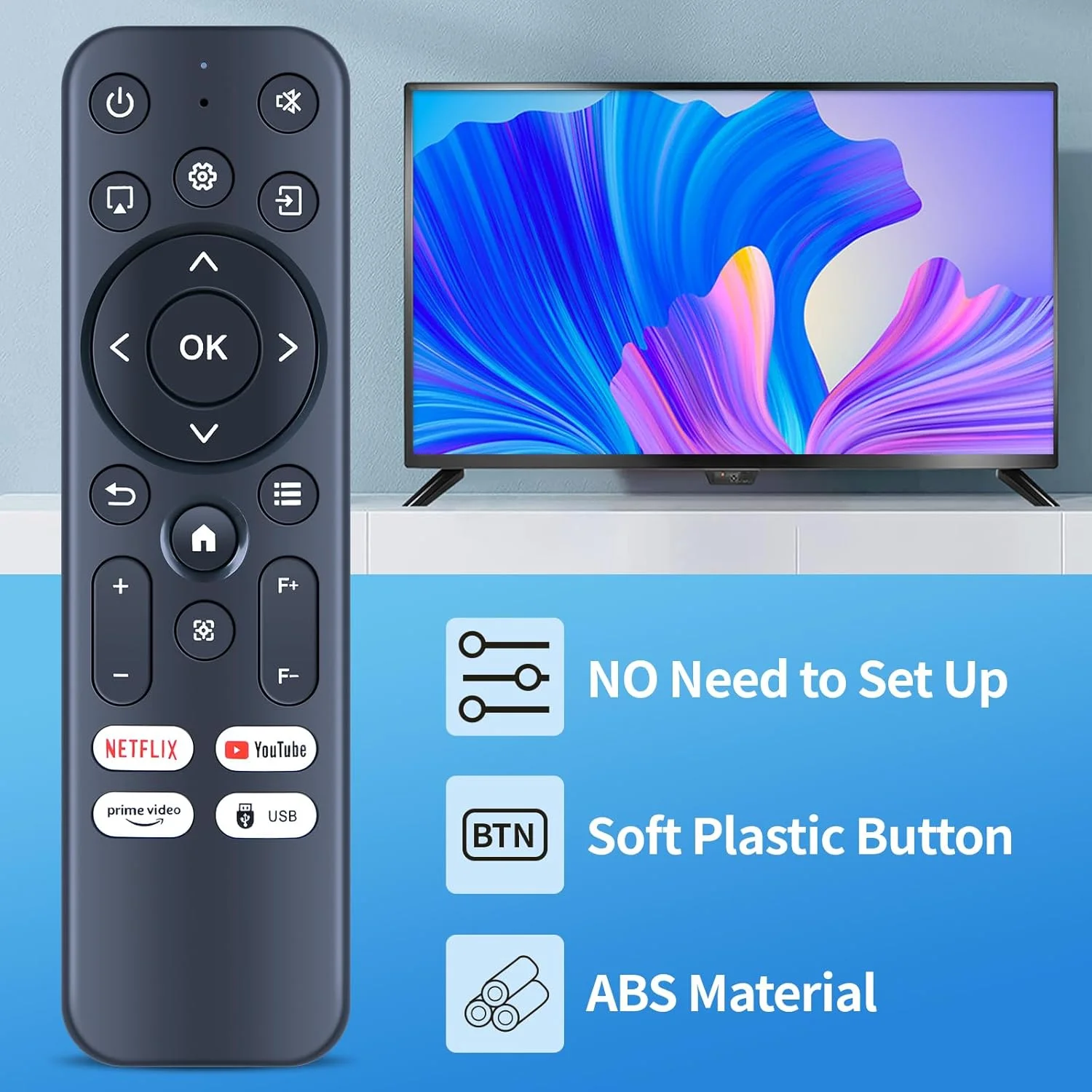 ریموت کنترل جایگزین TCNOUMT سازگار با پروژکتور Ultimea Apollo P50