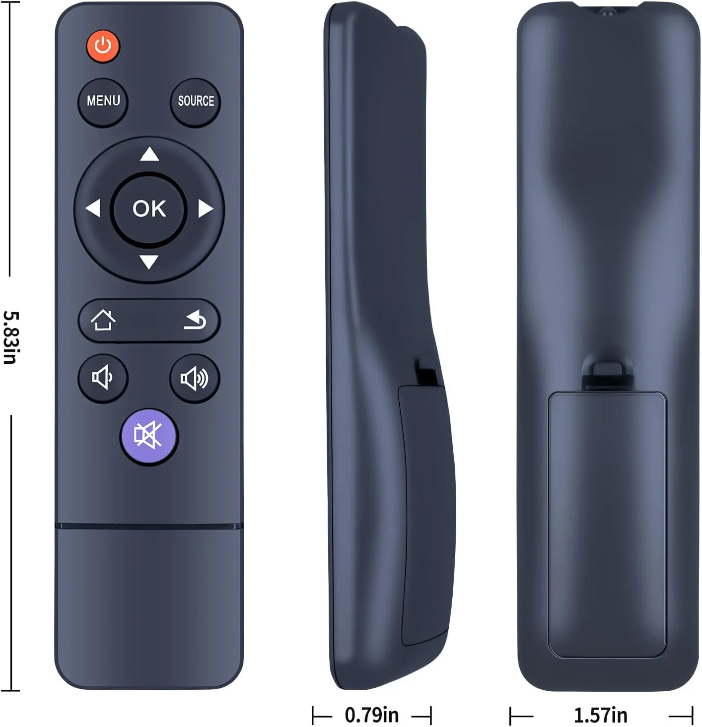 ریموت کنترل جایگزین پروژکتور TCNOUMT مناسب برای پروژکتور قابل حمل WiMiUS S27