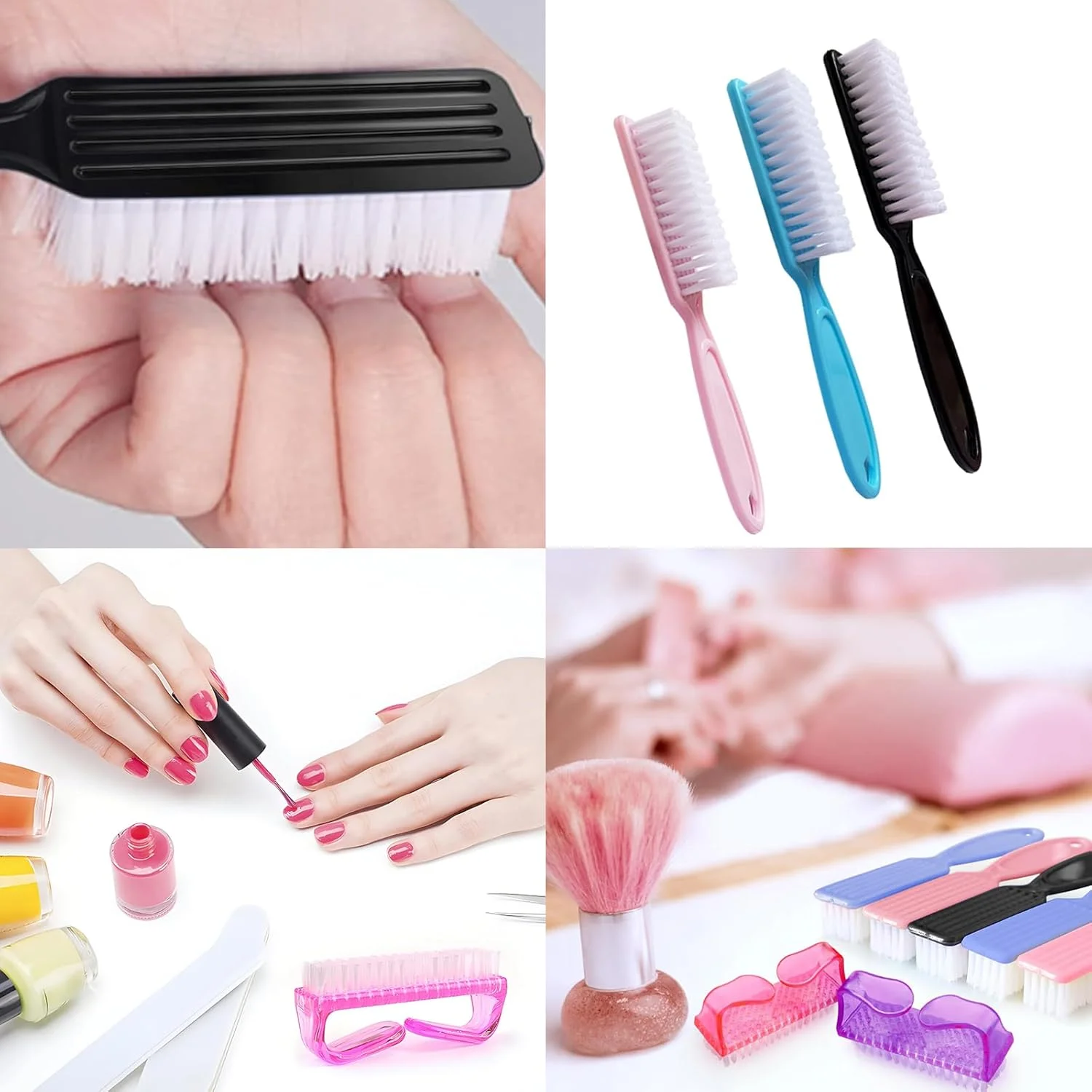 ست برس ناخن شستشوی 6 عددی Duomama برای مانیکور و پدیکور - کیت برس تمیز کننده دسته دار برای زنان و مردان - شامل برس ناخن پا - تمیز کردن آسان ناخن های دست و پا ست برس ناخن شستشوی 6 عددی Duomama برای مانیکور و پدیکور - کیت برس تمیز کننده دسته دار برای زنان و مردان - شامل برس ناخن پا - تمیز کردن آسان ناخن های دست و پا
