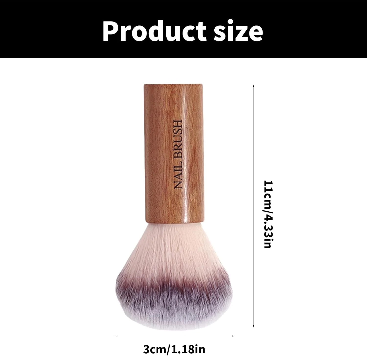 برس ناخن دسته ارگونومیک برای مراقبت از مانیکور در سالن و منزل، تمیز نگه داشتن محیط کار، برس هنری با موهای نرم، پاک کننده اکریلیک برس ناخن دسته ارگونومیک برای مراقبت از مانیکور در سالن و منزل، تمیز نگه داشتن محیط کار، برس هنری با موهای نرم، پاک کننده اکریلیک