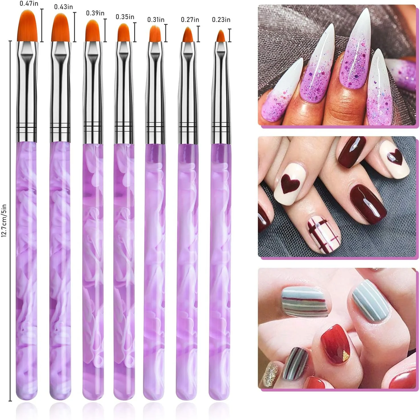 ست قلم موی طراحی ناخن ژل UV کالولاری 22 عددی، قلم موی گردگیری ناخن اکریلیک، قلم نقطه گذاری طراحی ناخن، قلم موی نقاشی ناخن، قلم موی سازنده نوک ناخن، ابزار نقاشی ناخن ژل برای طرح های هنری ناخن DIY ست قلم موی طراحی ناخن ژل UV کالولاری 22 عددی، قلم موی گردگیری ناخن اکریلیک، قلم نقطه گذاری طراحی ناخن، قلم موی نقاشی ناخن، قلم موی سازنده نوک ناخن، ابزار نقاشی ناخن ژل برای طرح های هنری ناخن DIY