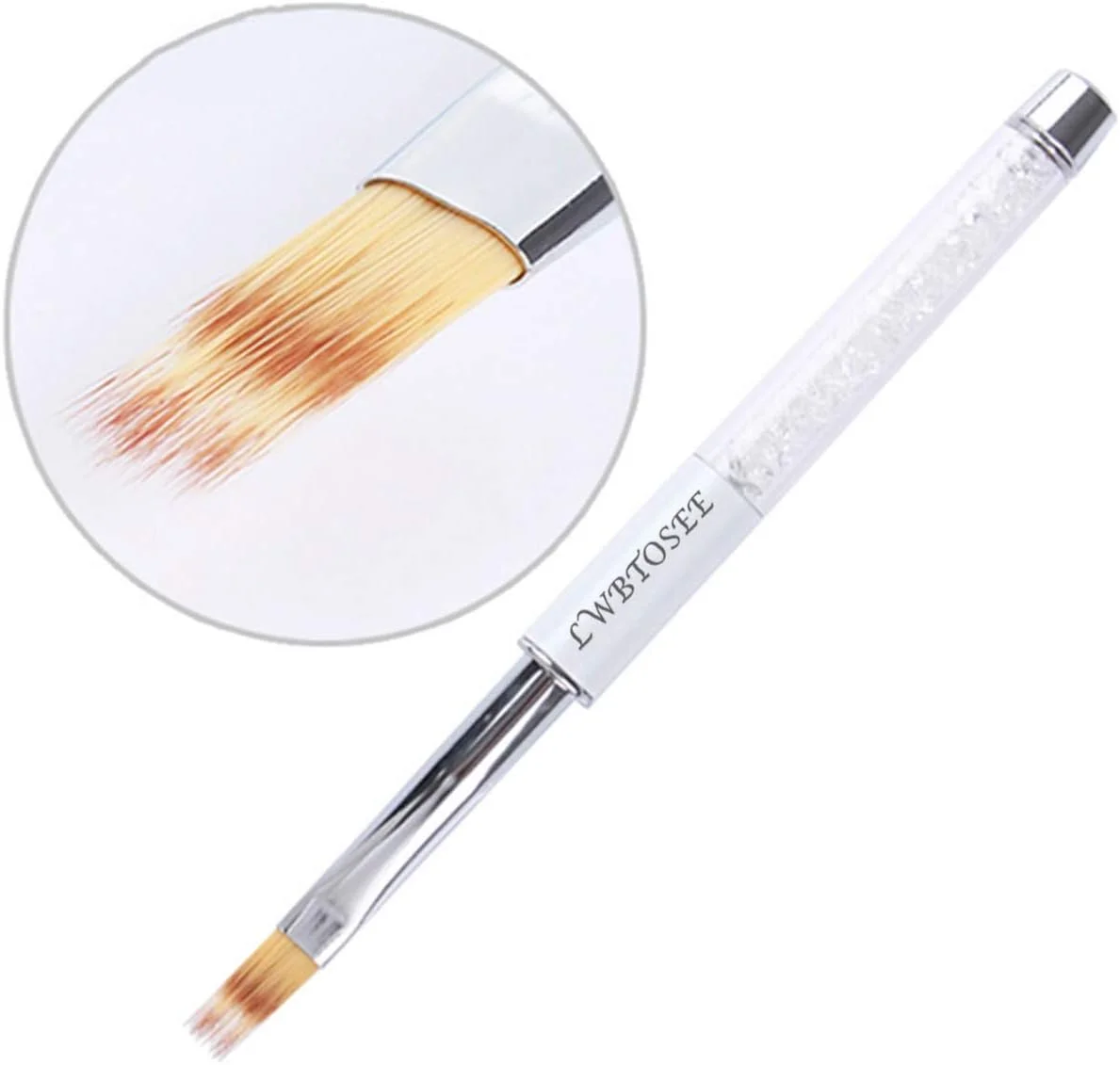 LWBTOSEE قلم طراحی ناخن آمبره، 2 عددی، قلم طراحی ناخن، برس رنگ آمیزی، ژل UV، رنگ گرادیان، نگین بدلیجات، قلم طراحی ناخن اکریلیک LWBTOSEE قلم طراحی ناخن آمبره، 2 عددی، قلم طراحی ناخن، برس رنگ آمیزی، ژل UV، رنگ گرادیان، نگین بدلیجات، قلم طراحی ناخن اکریلیک