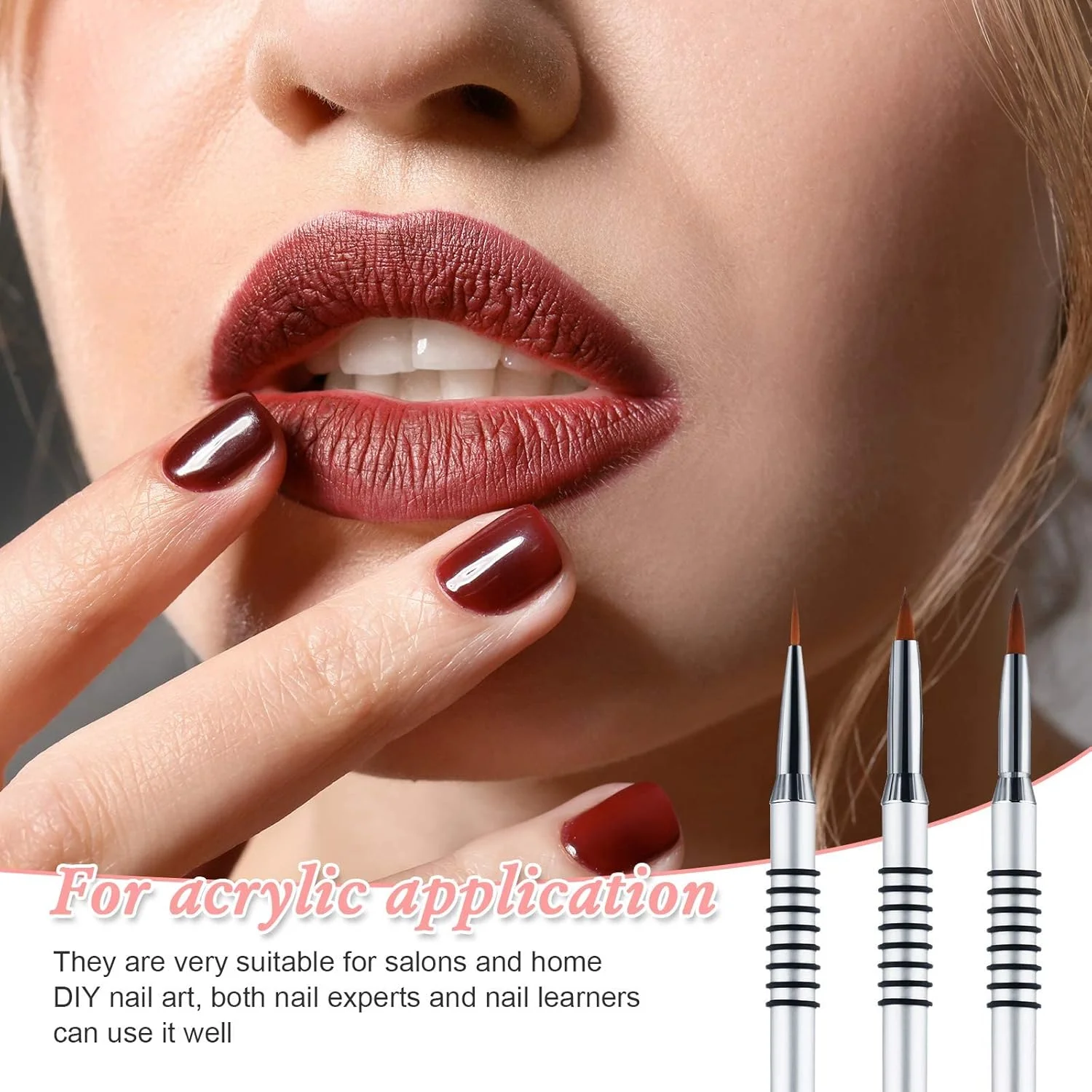 قلم طراحی ناخن MAKINGTEC، قلم طراحی ناخن سه بعدی فلزی نقره ای با حلقه دسته ضد لغزش برای طراحی و نقاشی ناخن (3 عدد، 2 میلی متر، 4 میلی متر، 5 میلی متر) قلم طراحی ناخن MAKINGTEC، قلم طراحی ناخن سه بعدی فلزی نقره ای با حلقه دسته ضد لغزش برای طراحی و نقاشی ناخن (3 عدد، 2 میلی متر، 4 میلی متر، 5 میلی متر)