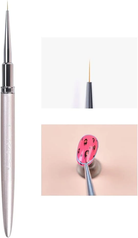 قلم طراحی ناخن KADS مدل 1# با موی 100% سمور Kolinsky، مناسب طراحی ناخن، ابزار مانیکور و نقاشی (سایز 1#) قلم طراحی ناخن KADS مدل 1# با موی 100% سمور Kolinsky، مناسب طراحی ناخن، ابزار مانیکور و نقاشی (سایز 1#)