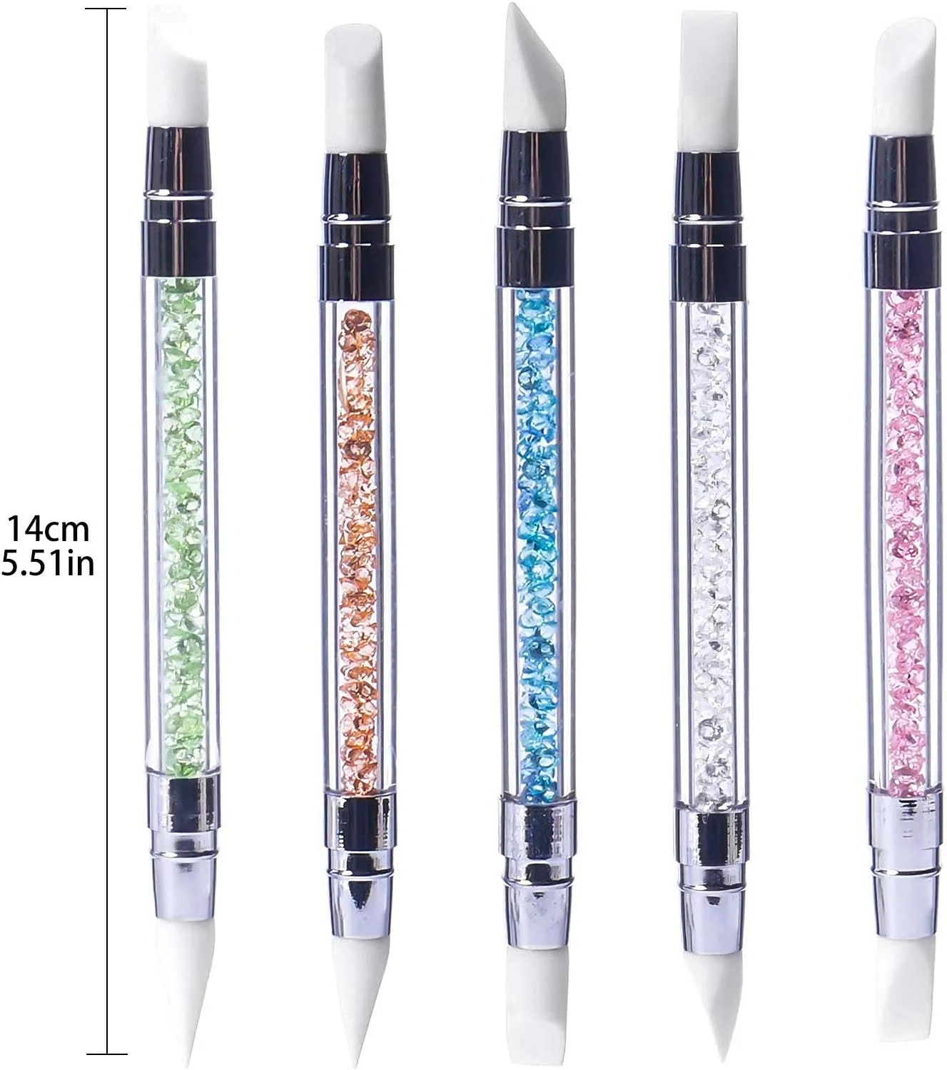 مجموعه ابزار طراحی ناخن ژلی هانیوشنگ شامل 5 عدد قلم طراحی ناخن ژلی، برس حکاکی با سر سیلیکونی و دسته اکریلیک مناسب سالن، قلم توپی حکاکی ژل با دسته نگین دار اکریلیک، برس طراحی ناخن، مداد طراحی ناخن مجموعه ابزار طراحی ناخن ژلی هانیوشنگ شامل 5 عدد قلم طراحی ناخن ژلی، برس حکاکی با سر سیلیکونی و دسته اکریلیک مناسب سالن، قلم توپی حکاکی ژل با دسته نگین دار اکریلیک، برس طراحی ناخن، مداد طراحی ناخن