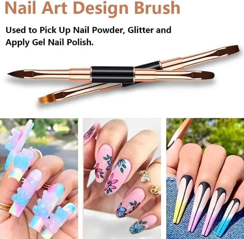 ست قلم موی طراحی ناخن Hotolove - ست 5 عددی قلم موی طراحی ناخن آکریلیک دو طرفه حرفه ای، قلم موی نازک برای طراحی، قلم موی طراحی سه بعدی ناخن مناسب استفاده در سالن و منزل (مشکی) ست قلم موی طراحی ناخن Hotolove - ست 5 عددی قلم موی طراحی ناخن آکریلیک دو طرفه حرفه ای، قلم موی نازک برای طراحی، قلم موی طراحی سه بعدی ناخن مناسب استفاده در سالن و منزل (مشکی)