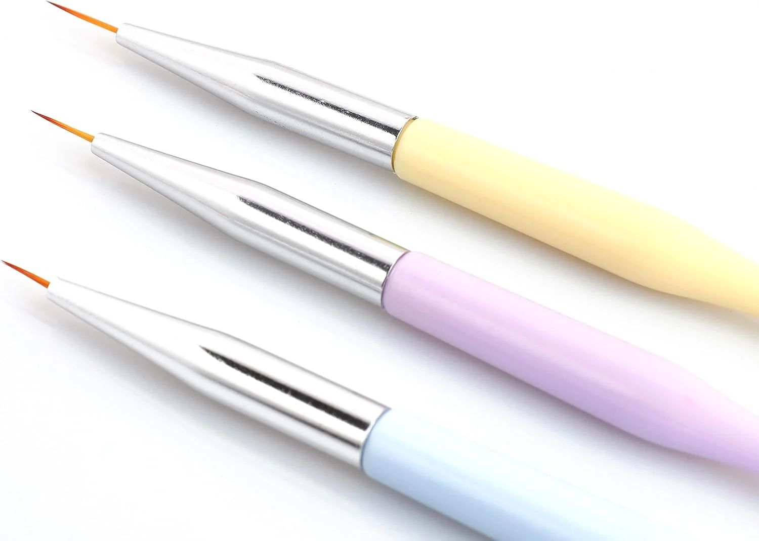 مجموعه قلم موی خطی طراحی ناخن حرفه ای گلوبال فشن - طراحی های هنری خیره کننده ناخن را در خانه ایجاد کنید (7 میلی متر، 9 میلی متر، 11 میلی متر) | | (مجموعه)