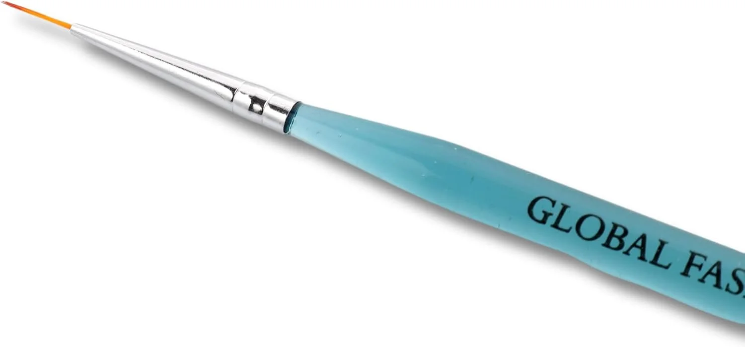 مجموعه قلموهای طراحی ناخن حرفه ای گلوبال فشن، قلموی خطی طراحی ناخن و ابزار نقطه گذاری ناخن، ابزارهای رنگ آمیزی لاک ژل برای طراحی ناخن (7 میلی متر، 9 میلی متر، 11 میلی متر | | (11 میلی متر)