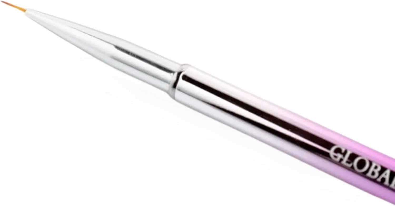 ست قلم موی طراحی ناخن حرفه ای GLOBAL FASHION، 3 سایز مختلف، کیت طراحی قلم موی نقاشی | (7mm)