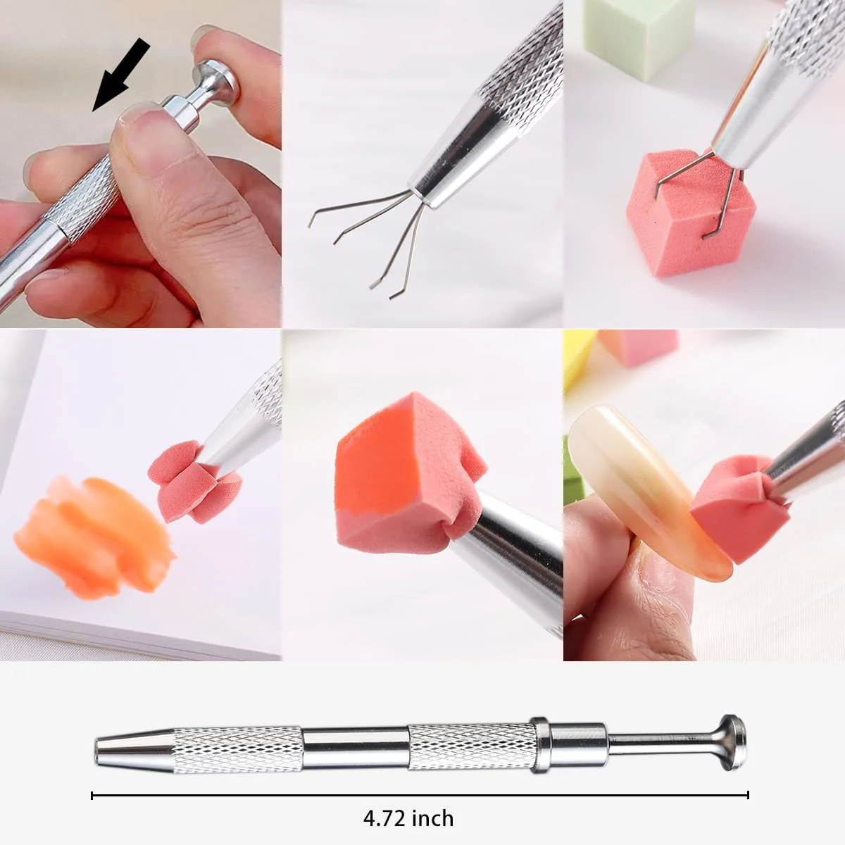 Fcozpjk 100 عدد اسفنج نرم ناخن برای آمبره، مینی اسفنج های طراحی ناخن به همراه قلم گیره ای، ست اسفنج رنگی هاله ناخن، برس اسفنج گرادیانی برای ناخن های ژلی به همراه پالت یکبار مصرف لاک ژل Fcozpjk 100 عدد اسفنج نرم ناخن برای آمبره، مینی اسفنج های طراحی ناخن به همراه قلم گیره ای، ست اسفنج رنگی هاله ناخن، برس اسفنج گرادیانی برای ناخن های ژلی به همراه پالت یکبار مصرف لاک ژل