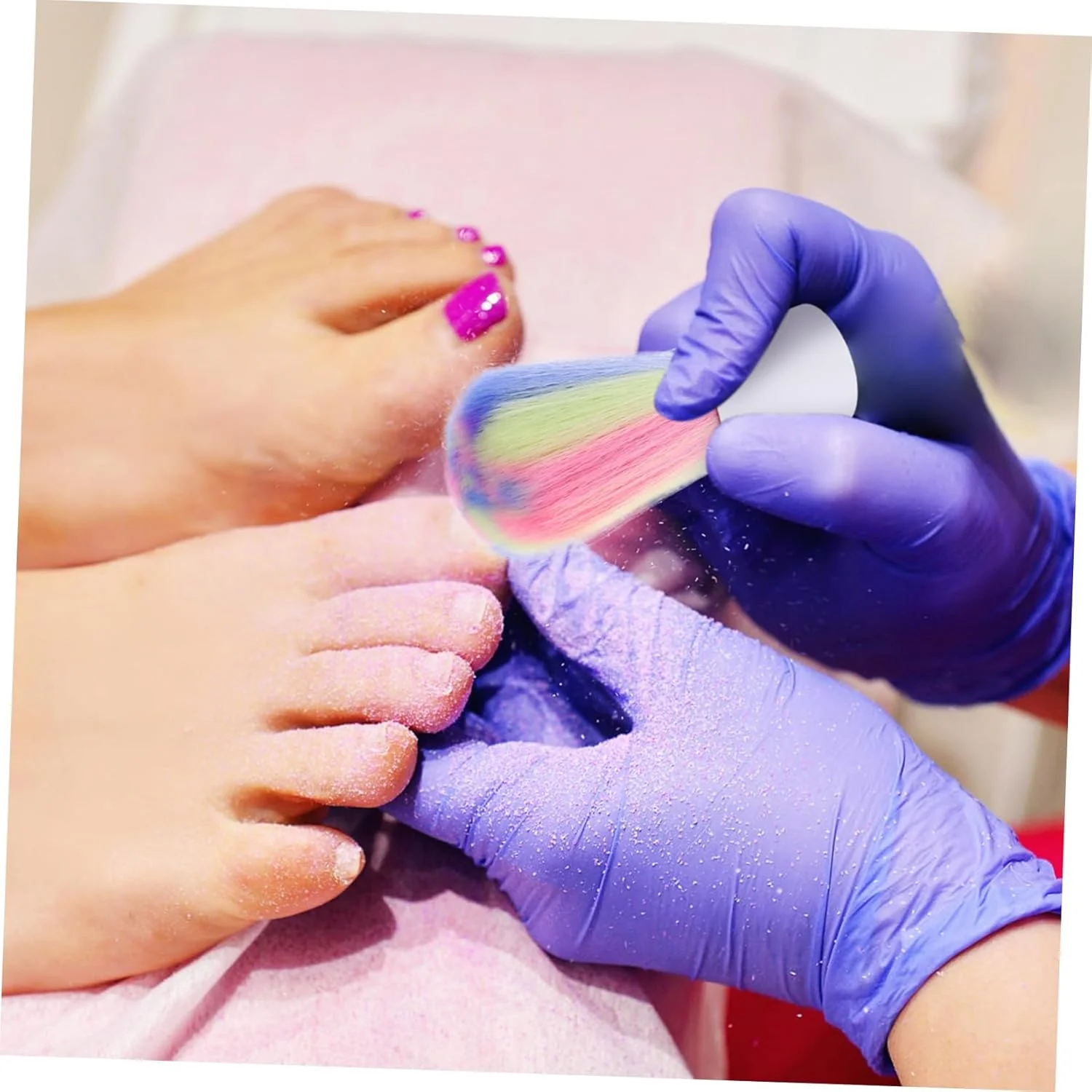 FOMIYES برس پاک کننده ژل 3 عددی، برس گرد و غبار رنگارنگ، برس تمیز کننده اسکراب برای انگشتان پا، برس طراحی ناخن، برس گرد و غبار مانیکور، تمیز کننده سینک، برس کوتاه سالن ناخن، پودر اسید، آلیاژ آلومینیوم، اکریلیک FOMIYES برس پاک کننده ژل 3 عددی، برس گرد و غبار رنگارنگ، برس تمیز کننده اسکراب برای انگشتان پا، برس طراحی ناخن، برس گرد و غبار مانیکور، تمیز کننده سینک، برس کوتاه سالن ناخن، پودر اسید، آلیاژ آلومینیوم، اکریلیک