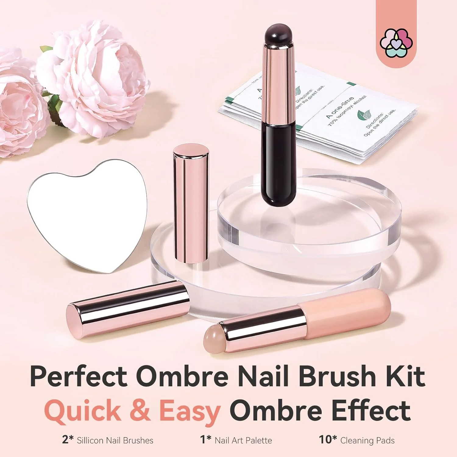 ساویلند 2 عدد برس ناخن سیلیکونی: اپلیکاتور پودر کروم قابل استفاده مجدد برای ناخن های آمبره آئورا، نقاشی گرادیانی، هنر - مبتدیان ساویلند 2 عدد برس ناخن سیلیکونی: اپلیکاتور پودر کروم قابل استفاده مجدد برای ناخن های آمبره آئورا، نقاشی گرادیانی، هنر - مبتدیان