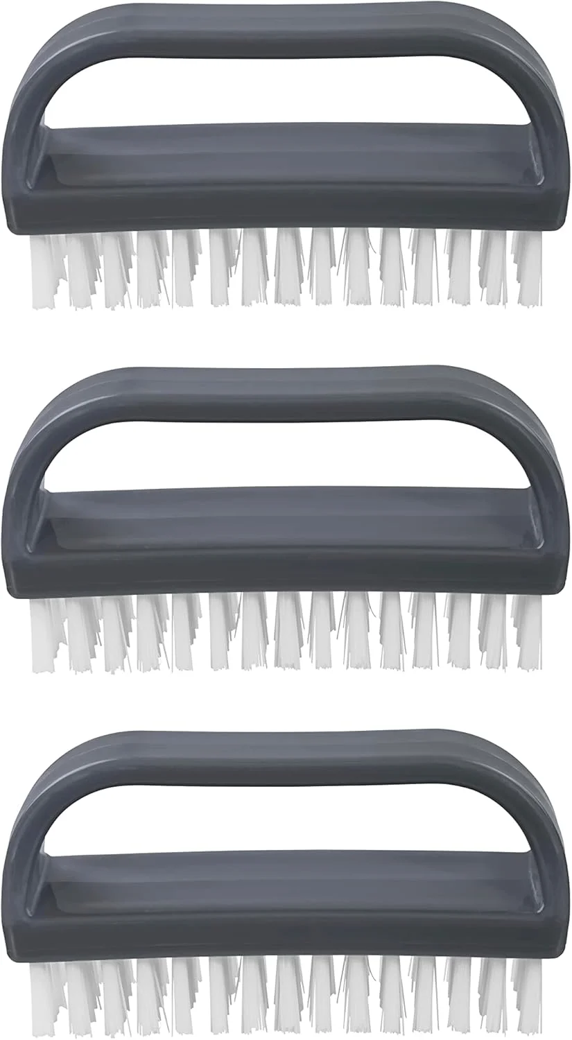 برس ناخن زبر Superio با دسته، بسته 3 عددی برس تمیز کننده ناخن برای انگشتان پا و ناخن ها، برس تمیز کننده همه منظوره برای خانه، آشپزخانه، محل کار برس ناخن زبر Superio با دسته، بسته 3 عددی برس تمیز کننده ناخن برای انگشتان پا و ناخن ها، برس تمیز کننده همه منظوره برای خانه، آشپزخانه، محل کار