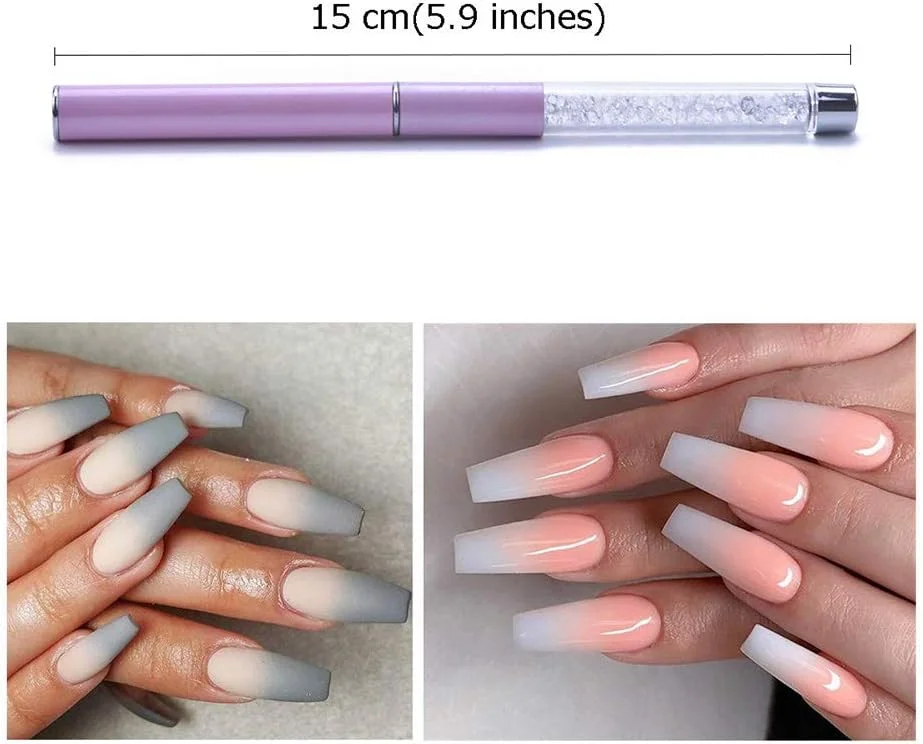 ست قلم موی کاشت ناخن اکرلیک 3 عددی SILPECWEE، قلم موی آمبره ناخن ژل UV، قلم دو سر اسفنجی، قلم موی چوبی آمبره طراحی ناخن، ابزار طراحی مانیکور گرادیانی ست قلم موی کاشت ناخن اکرلیک 3 عددی SILPECWEE، قلم موی آمبره ناخن ژل UV، قلم دو سر اسفنجی، قلم موی چوبی آمبره طراحی ناخن، ابزار طراحی مانیکور گرادیانی