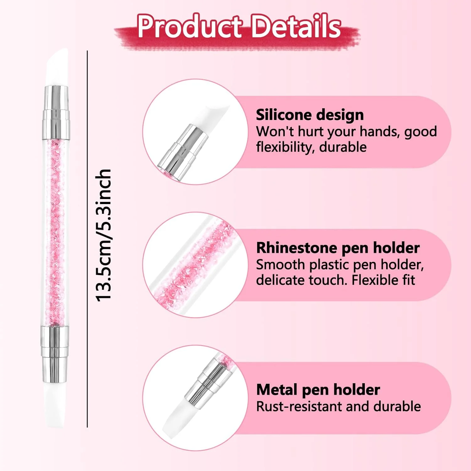 ست 5 عددی ابزار سیلیکونی ناخن، قلم های طراحی ناخن سیلیکونی، ابزار طراحی ناخن، قلم طراحی و مجسمه سازی ناخن، مناسب طراحی فویل ناخن، حکاکی، طراحی و شکل دهی ست 5 عددی ابزار سیلیکونی ناخن، قلم های طراحی ناخن سیلیکونی، ابزار طراحی ناخن، قلم طراحی و مجسمه سازی ناخن، مناسب طراحی فویل ناخن، حکاکی، طراحی و شکل دهی