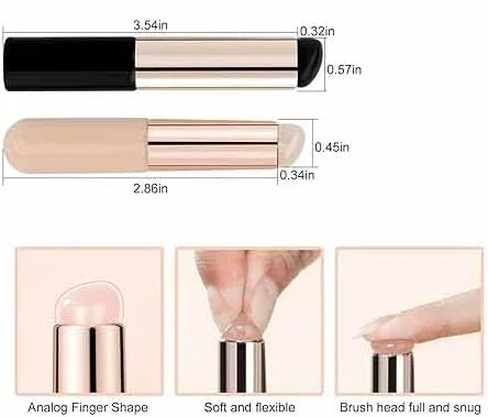 قلم موی سیلیکونی ناخن تزویق، 2 عددی، قلم موی گرادیانی نقطه ای، قلم موی ترکیب سر کج، ابزار DIY طراحی ناخن قلم موی سیلیکونی ناخن تزویق، 2 عددی، قلم موی گرادیانی نقطه ای، قلم موی ترکیب سر کج، ابزار DIY طراحی ناخن