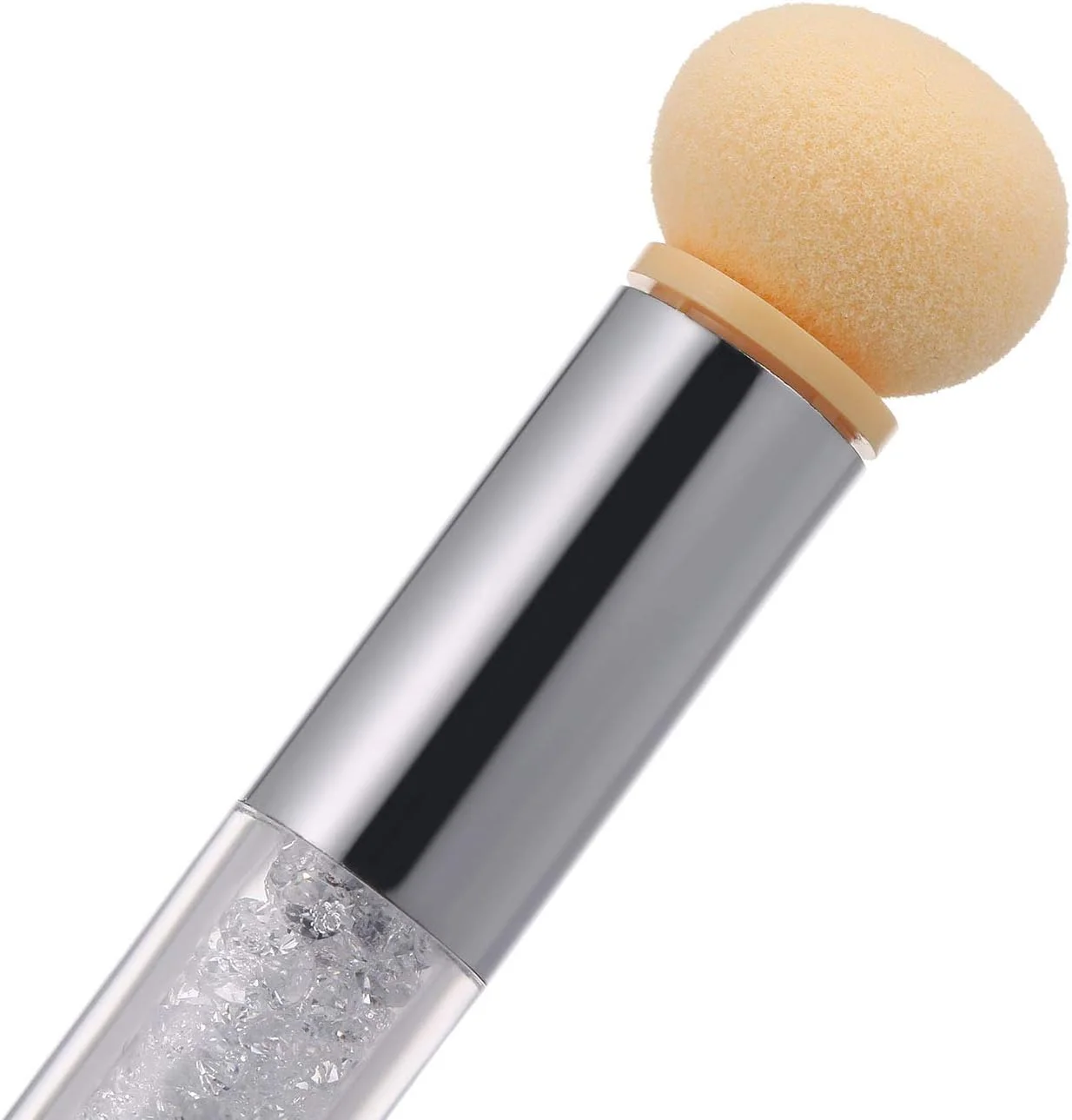 مجموعه قلم موی اسفنجی گرادیان ناخن Pepisky شامل 3 عدد قلم مو، قلم موی اسفنجی دو سر و 4 عدد سر اسفنجی