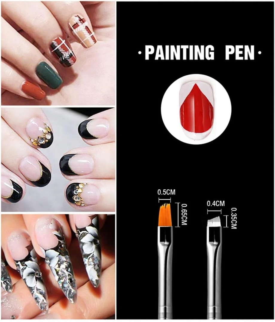 ییمارت 20 عددی قلم طراحی ناخن، ابزار طراحی و نقاشی