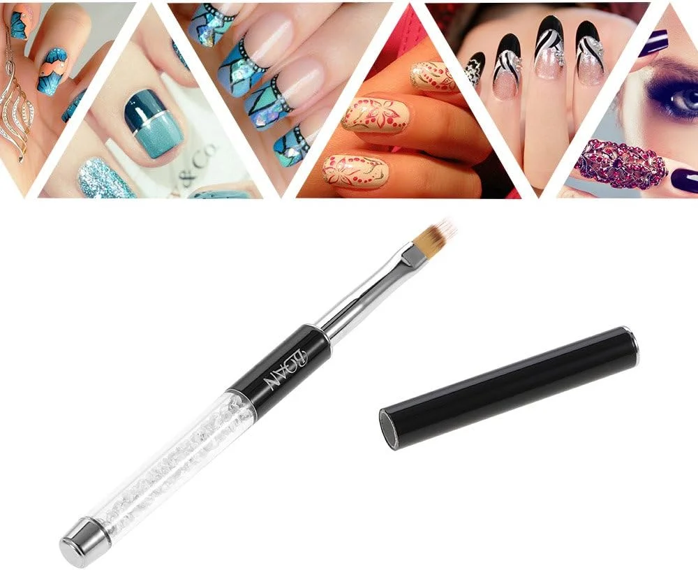 1 عدد قلم طراحی ناخن ژل UV، برس طراحی اکریلیک، ابزار طراحی سه بعدی، موی نایلونی چند منظوره برای رنگ های گرادیان، گل، مناسب استفاده حرفه ای و خانگی 1 عدد قلم طراحی ناخن ژل UV، برس طراحی اکریلیک، ابزار طراحی سه بعدی، موی نایلونی چند منظوره برای رنگ های گرادیان، گل، مناسب استفاده حرفه ای و خانگی