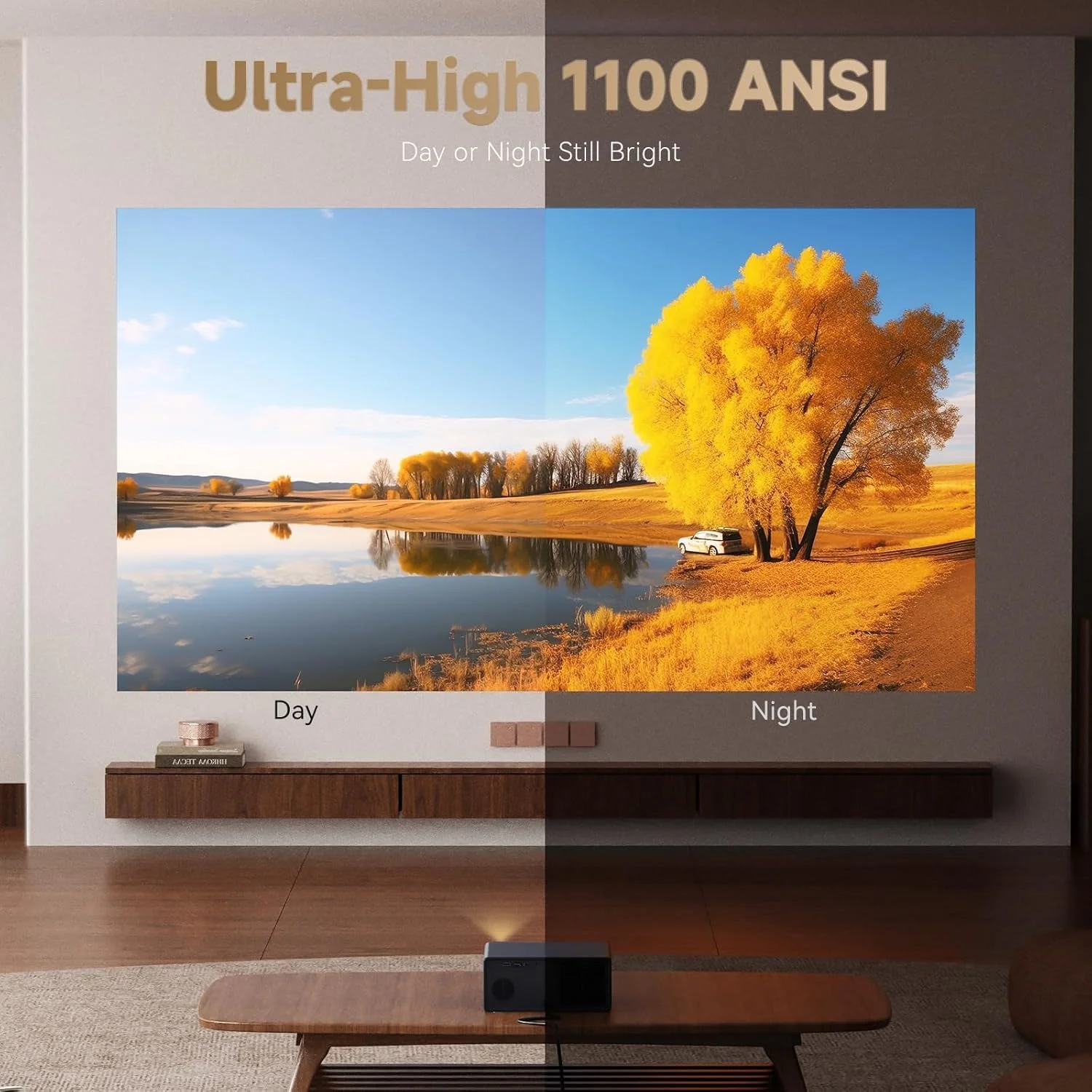 پروژکتور WANBO X5 Pro FHD Native1080P با پشتیبانی از 4K، 1100 ANSI، دستیار گوگل، Android TV 11 (2GB + 16GB)، (فوکوس خودکار + Keystone + اجتناب از موانع)، بلندگوی 10 واتی، WiFi دوگانه، BT 5.0 برای شب فیلم پروژکتور WANBO X5 Pro FHD Native1080P با پشتیبانی از 4K، 1100 ANSI، دستیار گوگل، Android TV 11 (2GB + 16GB)، (فوکوس خودکار + Keystone + اجتناب از موانع)، بلندگوی 10 واتی، WiFi دوگانه، BT 5.0 برای شب فیلم