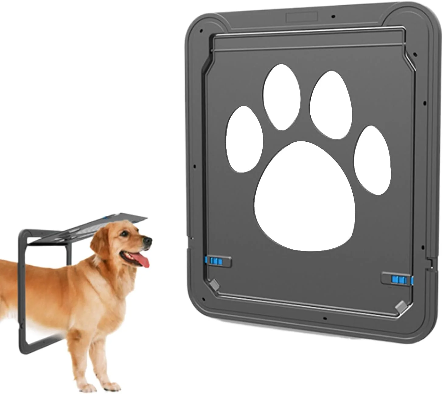 درب توری سگ، درب توری خودبسته شونده حیوانات خانگی | محافظ جداکننده داخلی مقاوم در برابر سایش با قفل برای توله سگ، بچه گربه، آپارتمان، گربه خانگی