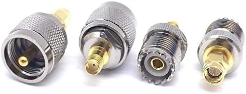 CHENCHUAN کابل های کامپیوتر 4 عدد/مجموعه UHF PL259 SO239 به SMA پلاگ RF کانکتور تست تبدیل آنتن شبکه وای فای