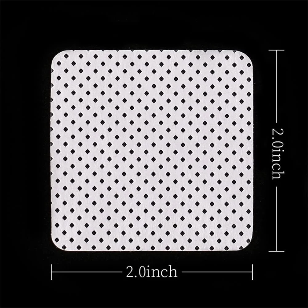 پد ناخن 360 عددی در جعبه، نرم، جاذب، پاک کننده ژل، حوله تمیز کننده مانیکور