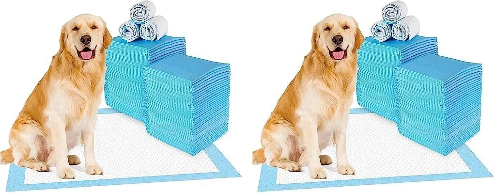 پد آموزشی سگ مامو بیر، جاذب ادرار حیوانات خانگی، توالت ضد لغزش و ضد نشت (بسته 80 عددی - 60 * 60 سانتی متر)