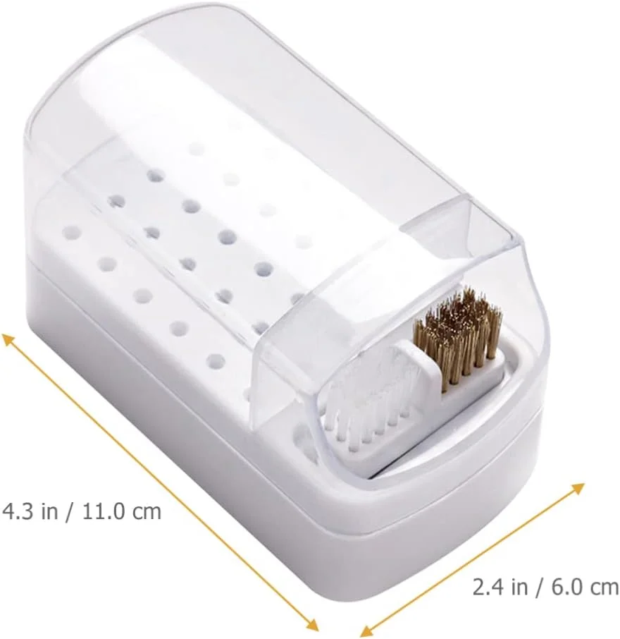 جا ابزاری گرد سوهان ناخن minkissy با برس تمیز کننده سوهان ناخن، استند نگهدارنده 30 سوراخه (بدون سوهان ناخن) جا ابزاری گرد سوهان ناخن minkissy با برس تمیز کننده سوهان ناخن، استند نگهدارنده 30 سوراخه (بدون سوهان ناخن)