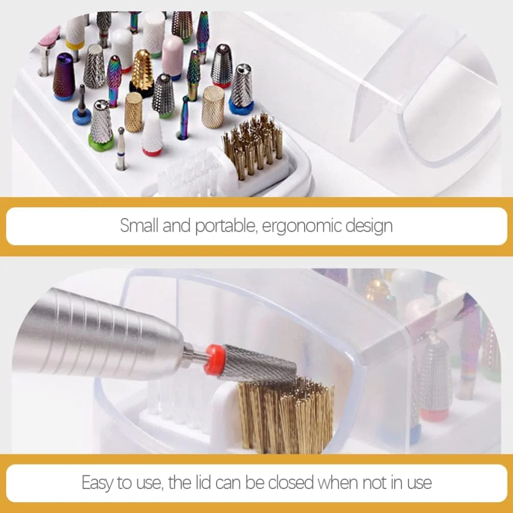 جا ابزاری گرد سوهان ناخن minkissy با برس تمیز کننده سوهان ناخن، استند نگهدارنده 30 سوراخه (بدون سوهان ناخن) جا ابزاری گرد سوهان ناخن minkissy با برس تمیز کننده سوهان ناخن، استند نگهدارنده 30 سوراخه (بدون سوهان ناخن)