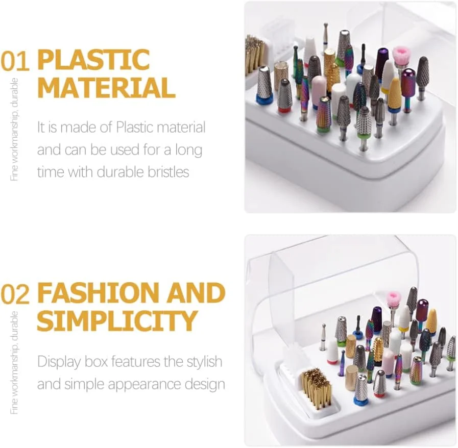 جا ابزاری گرد سوهان ناخن minkissy با برس تمیز کننده سوهان ناخن، استند نگهدارنده 30 سوراخه (بدون سوهان ناخن) جا ابزاری گرد سوهان ناخن minkissy با برس تمیز کننده سوهان ناخن، استند نگهدارنده 30 سوراخه (بدون سوهان ناخن)