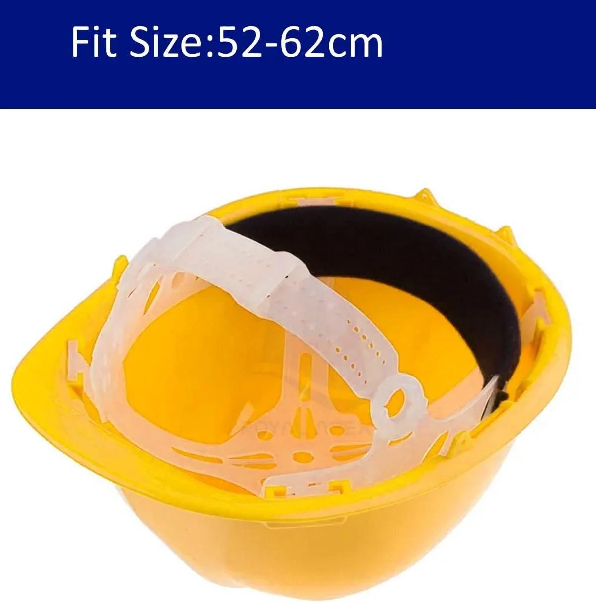 کلاه ایمنی صنعتی 6 نقطه ای پلی اتیلن قابل تنظیم Biella™ - کلاه کار ساختمانی محافظ برای کارگران صنعتی و ساختمانی (زرد) کلاه ایمنی صنعتی 6 نقطه ای پلی اتیلن قابل تنظیم Biella™ - کلاه کار ساختمانی محافظ برای کارگران صنعتی و ساختمانی (زرد)