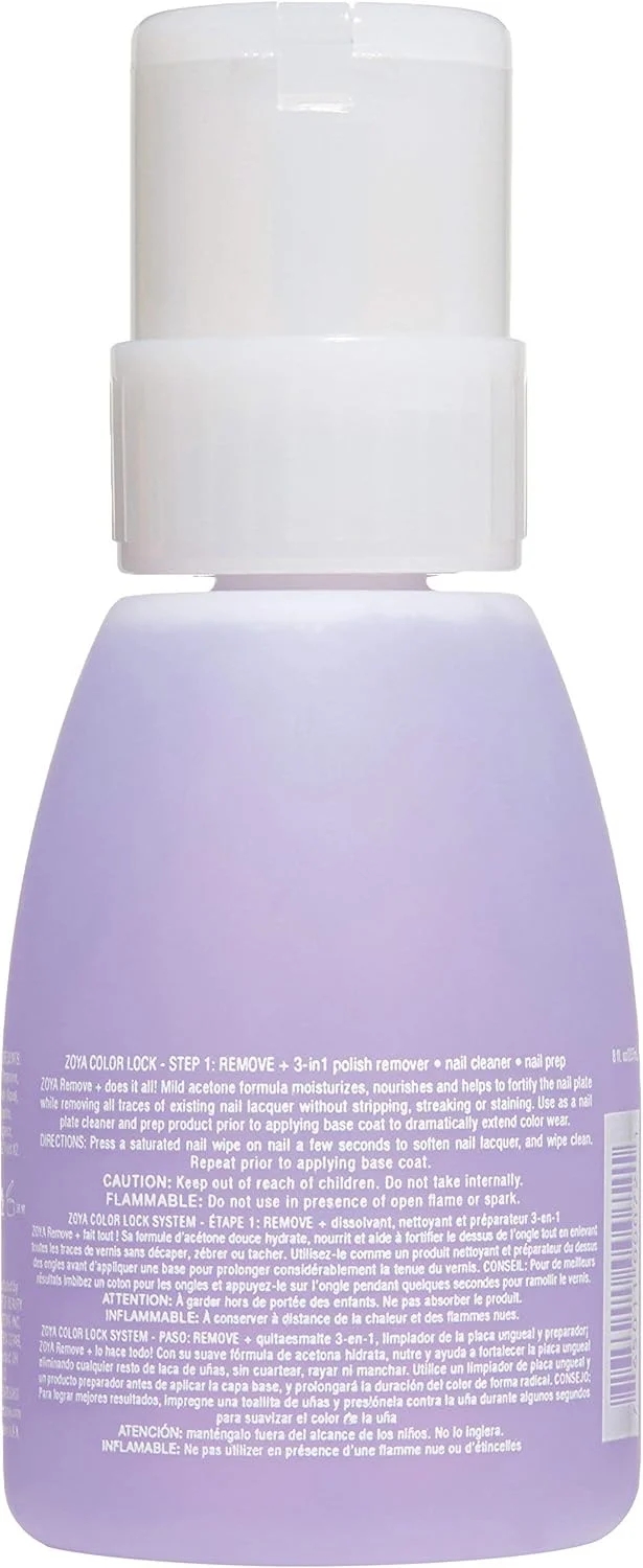 محلول سه کاره زویا Remove Plus - پاک کننده لاک، تمیز کننده ناخن، آماده ساز ناخن، ۲۳۶ میلی لیتر محلول سه کاره زویا Remove Plus - پاک کننده لاک، تمیز کننده ناخن، آماده ساز ناخن، ۲۳۶ میلی لیتر