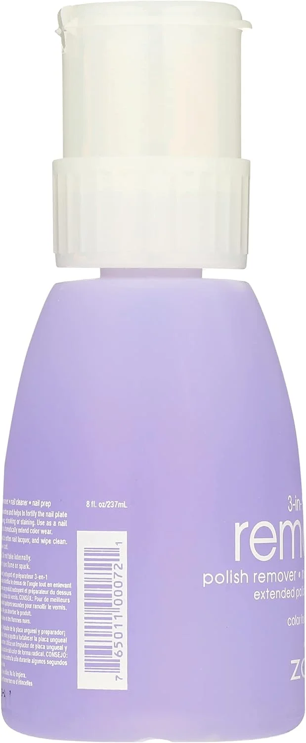 محلول سه کاره زویا Remove Plus - پاک کننده لاک، تمیز کننده ناخن، آماده ساز ناخن، ۲۳۶ میلی لیتر محلول سه کاره زویا Remove Plus - پاک کننده لاک، تمیز کننده ناخن، آماده ساز ناخن، ۲۳۶ میلی لیتر