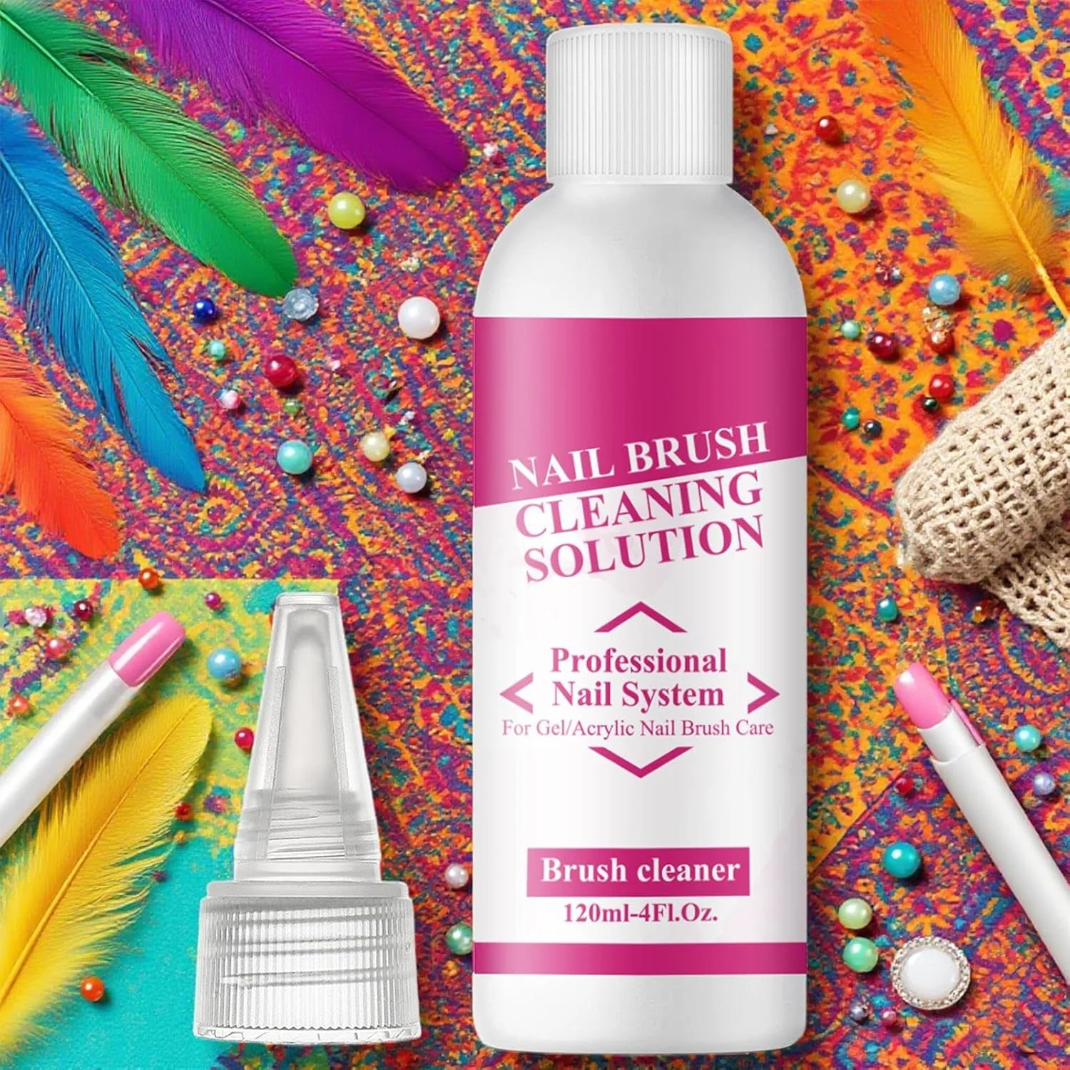 محلول لغزنده ژل ناخن | پاک کننده ژل 120 میلی لیتری برای ناخن، لوازم جانبی مانیکور برای دوستداران زیبایی خانم ها، سالن های خانگی، مبتدیان، دانشجویان، مسابقات، کارگاه ها محلول لغزنده ژل ناخن | پاک کننده ژل 120 میلی لیتری برای ناخن، لوازم جانبی مانیکور برای دوستداران زیبایی خانم ها، سالن های خانگی، مبتدیان، دانشجویان، مسابقات، کارگاه ها