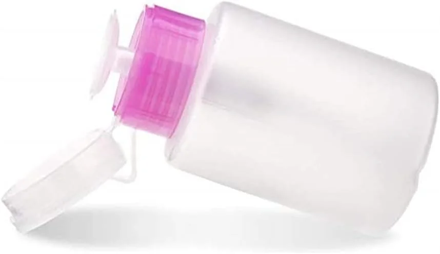 ظرف پمپ دار لاک پاک کن اسکای پرو 150 میلی لیتر، بطری خالی مسافرتی فشاری برای پاک کننده لاک ناخن و پاک کننده آرایش، ابزار طراحی ناخن (بسته 3 عددی)