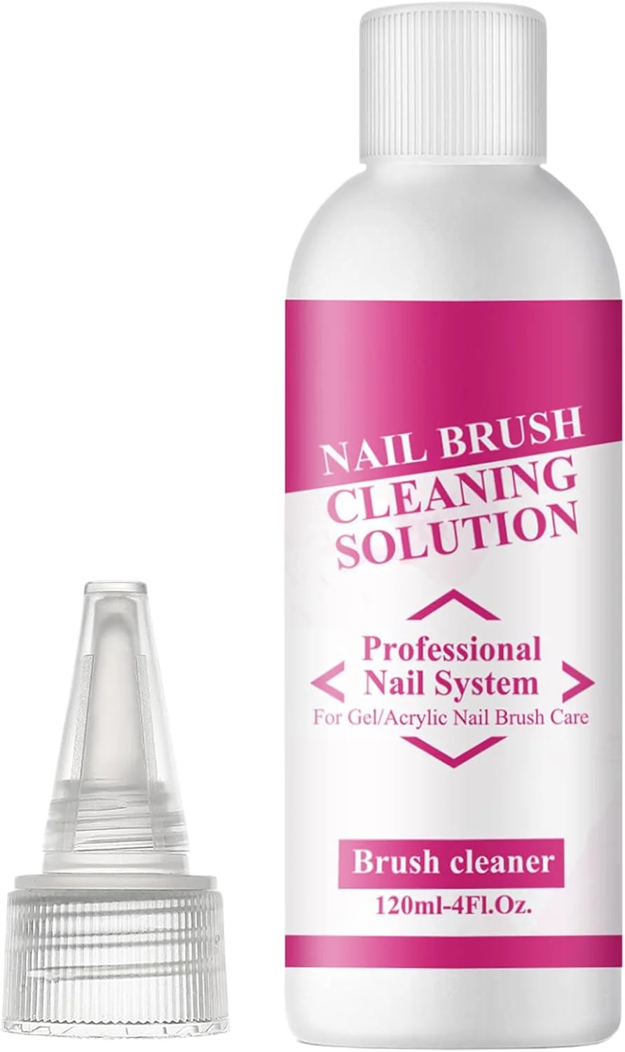 محلول لغزنده ژل ناخن، پاک کننده ژل 120 میلی لیتری برای ناخن | محلول لغزنده مانیکور برای متخصصان، دانشجویان، سالن ها، خانم ها، مبتدیان، مسابقات، کارگاه ها