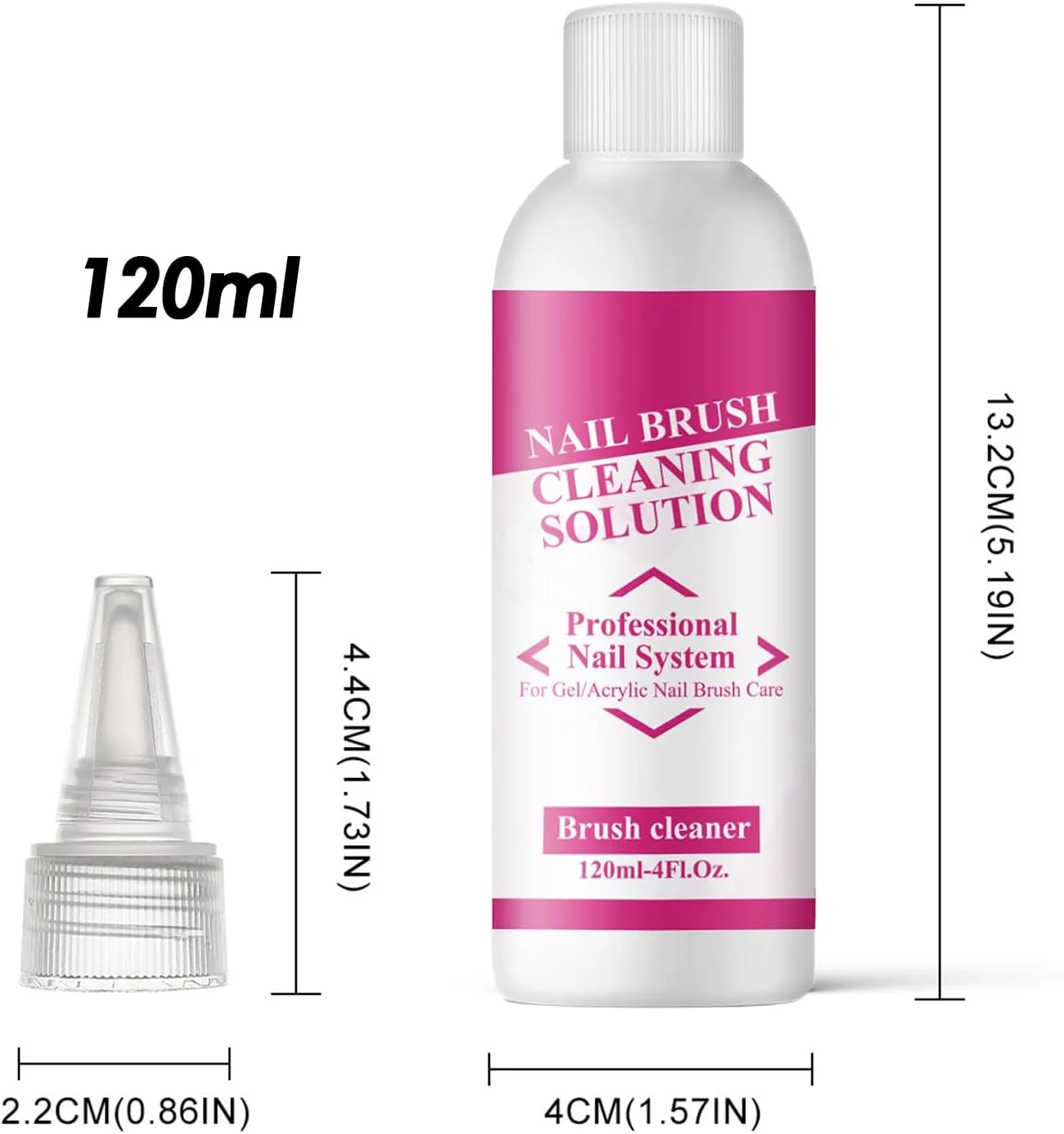 محلول لغزنده برای ناخن های ژلی - پاک کننده ژل 120 میلی لیتری برای ناخن، لوازم جانبی مانیکور برای دوستداران زیبایی، سالن های خانگی، مبتدیان، دانشجویان، مسابقات، کارگاه ها محلول لغزنده برای ناخن های ژلی - پاک کننده ژل 120 میلی لیتری برای ناخن، لوازم جانبی مانیکور برای دوستداران زیبایی، سالن های خانگی، مبتدیان، دانشجویان، مسابقات، کارگاه ها