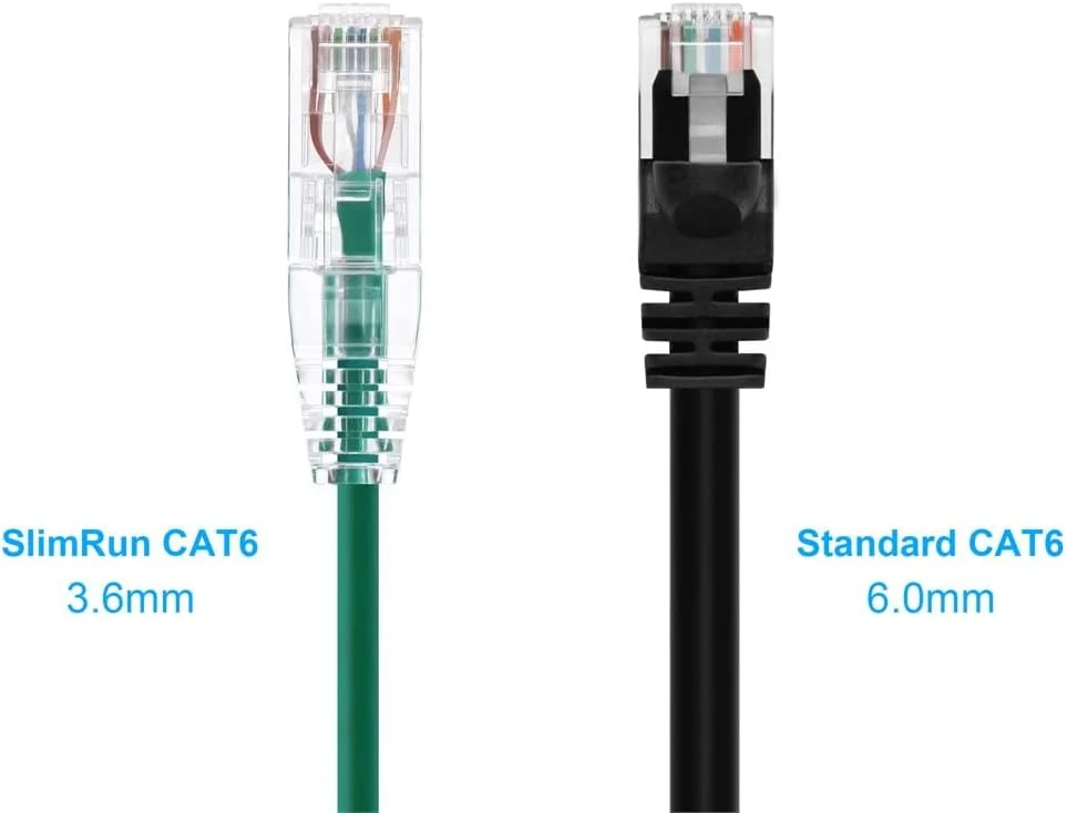کابل شبکه پچ Cat6 مونوپرایس - بدون گیر، رشته ای، 550 مگاهرتز، UTP، دارای رتبه CMR، 28AWG، 0.5 فوت، سبز - سری SlimRun کابل شبکه پچ Cat6 مونوپرایس - بدون گیر، رشته ای، 550 مگاهرتز، UTP، دارای رتبه CMR، 28AWG، 0.5 فوت، سبز - سری SlimRun