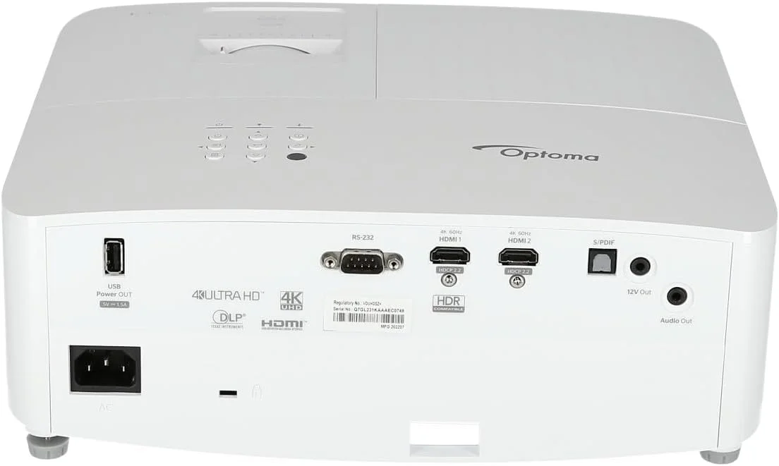 پروژکتور DLP اپتوما UHD38x UHD/Home 4000 - مشکی با DisplayPort، 6375 لومن، رزولوشن 3840 x 2160 پروژکتور DLP اپتوما UHD38x UHD/Home 4000 - مشکی با DisplayPort، 6375 لومن، رزولوشن 3840 x 2160