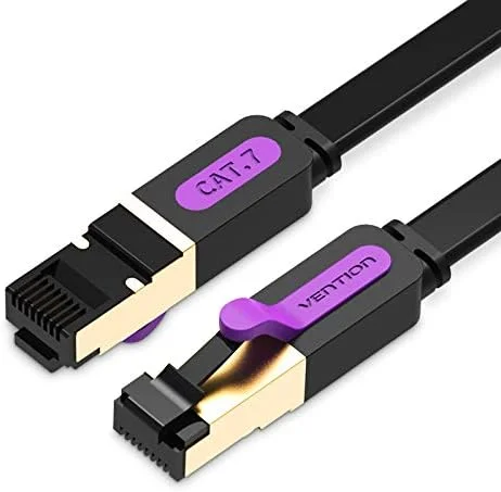 کابل شبکه تخت Vention RJ45 CAT7 Ethernet LAN با سرعت انتقال بالا 20 متری کابل شبکه تخت Vention RJ45 CAT7 Ethernet LAN با سرعت انتقال بالا 20 متری