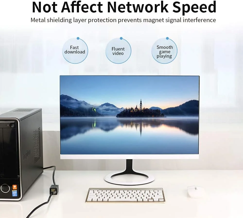 کوپلر کابل شبکه RJ45 VENTION، اترنت Cat6 گیگابیتی مادگی به مادگی