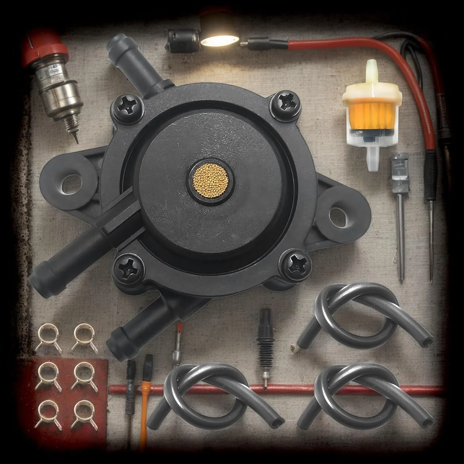 پمپ روغن ماشین چمن زنی با فیلتر، پمپ روغن موتور گلف کارت با فیلتر - قطعات موتور کوچک و مقاوم در برابر سایش برای حیاط، فضای باز، چمنزار، مسیر و راهروی ماشین رو پمپ روغن ماشین چمن زنی با فیلتر، پمپ روغن موتور گلف کارت با فیلتر - قطعات موتور کوچک و مقاوم در برابر سایش برای حیاط، فضای باز، چمنزار، مسیر و راهروی ماشین رو