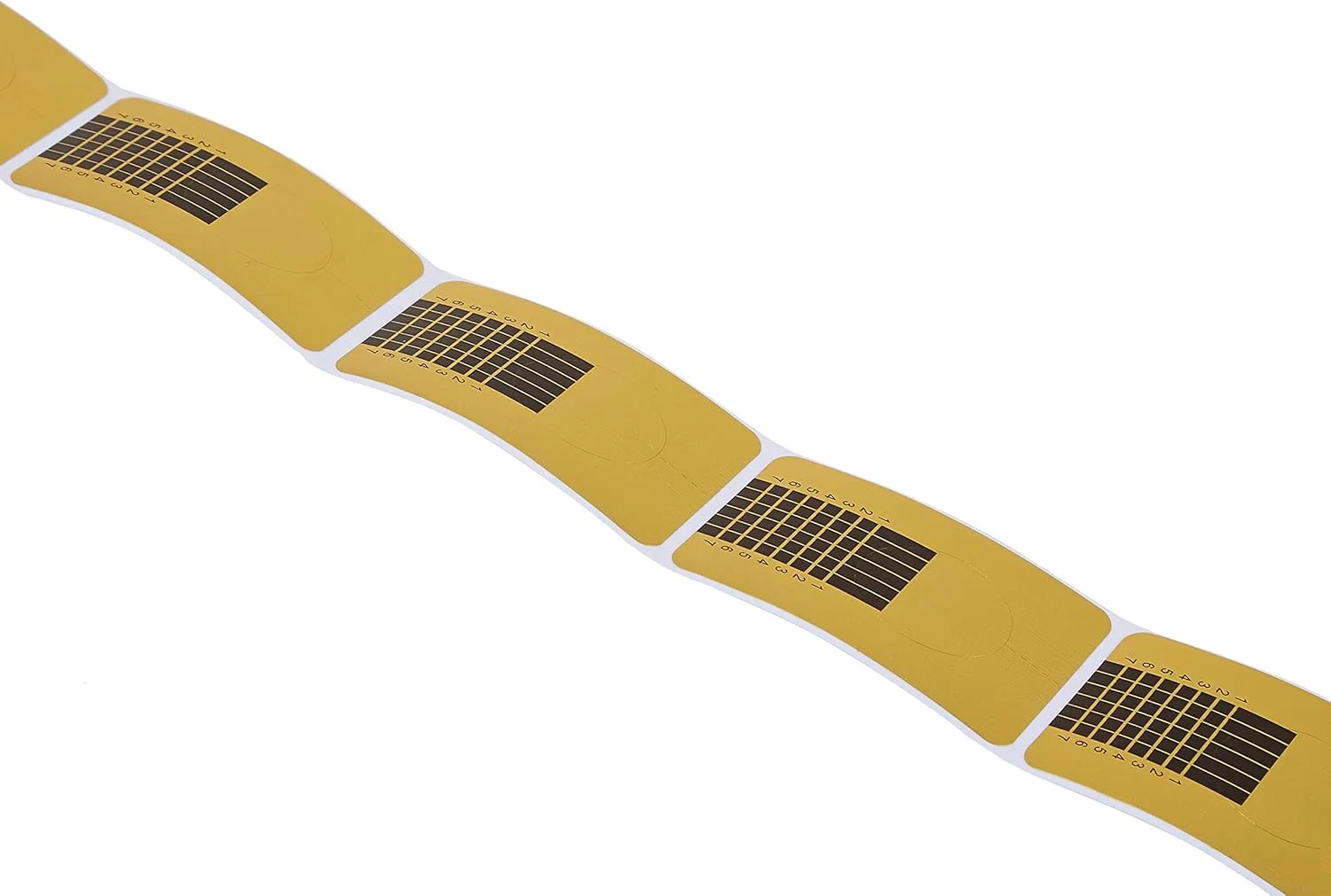 [H4695] 500 عدد فرم طلایی اکستنشن ناخن برای ژل UV اکریلیک