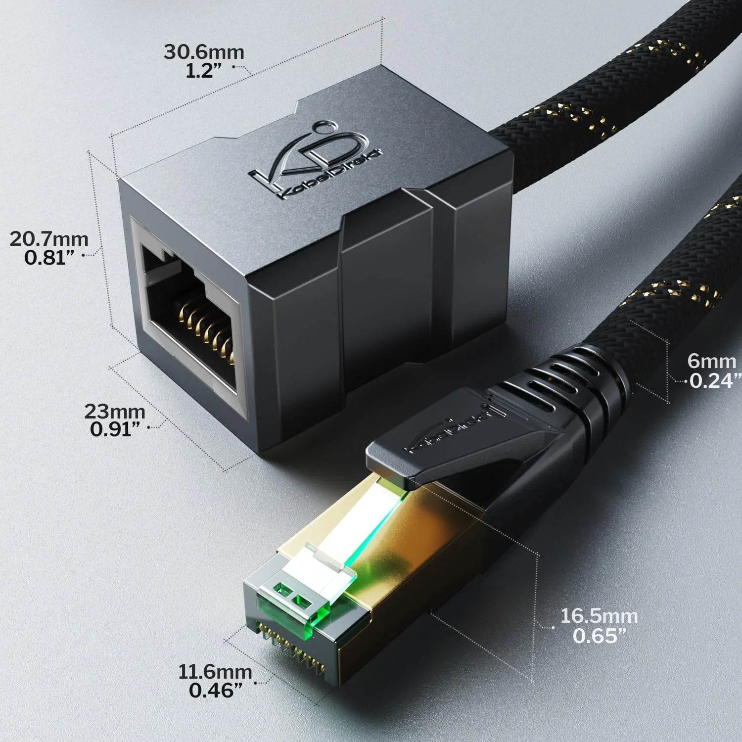 کابل افزایش طول اترنت KabelDirekt یک متری CAT 7 (نر به ماده، 10 گیگابیت بر ثانیه، محافظ SF/FTP) - CableDirect کابل افزایش طول اترنت KabelDirekt یک متری CAT 7 (نر به ماده، 10 گیگابیت بر ثانیه، محافظ SF/FTP) - CableDirect