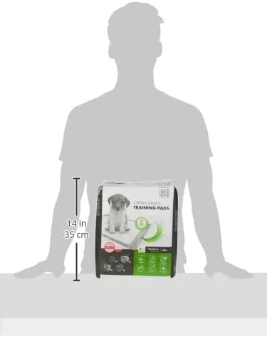 پدهای آموزشی چمن سبز M-PETS، ۹۰x۶۰ سانتی متر، بسته ۳۰ عددی