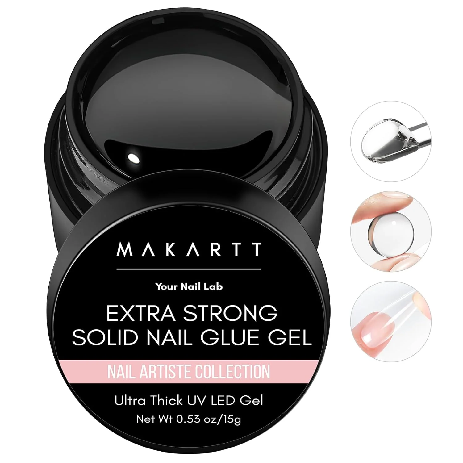 ژل چسب ناخن جامد Makartt: چسب ناخن ژلی فوق العاده قوی برای ناخن های مصنوعی و تیپ ناخن، چسبندگی قوی و ماندگار برای ناخن های اکریلیک، ژل سخت شفاف برای طراحی ناخن، مناسب برای استفاده در خانه و سالن، خشک شدن با نور UV ژل چسب ناخن جامد Makartt: چسب ناخن ژلی فوق العاده قوی برای ناخن های مصنوعی و تیپ ناخن، چسبندگی قوی و ماندگار برای ناخن های اکریلیک، ژل سخت شفاف برای طراحی ناخن، مناسب برای استفاده در خانه و سالن، خشک شدن با نور UV